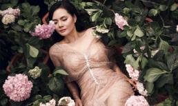 Quán quân Sao Mai Lương Nguyệt Anh như nàng công chúa giữa vườn hoa cẩm tú cầu