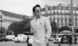 'Soái ca' Hứa Vĩ Văn lịch lãm trên đường phố Paris