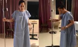 Khánh Thi rơi nước mắt tập đi sau ca sinh mổ