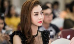 Jennifer Phạm rạng rỡ dự họp báo Hoa hậu Bản sắc Việt toàn cầu 2018