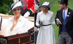 Sánh vai Hoàng tử Harry, Meghan Markle đẹp mê hoặc trong bộ váy trắng hiệu Givenchy