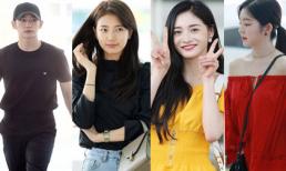 Suzy chìm nghỉm giữa loạt sao Hàn khi cùng xuất hiện đổ bộ tại sân bay Incheon