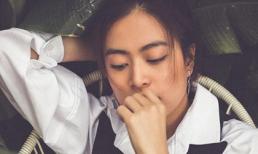 Hoàng Thùy Linh đẹp nao lòng giữa chiều mưa