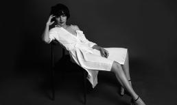 Ảnh tóc ngắn trắng đen bắt mắt của Ngọc Diễm