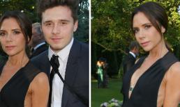 Được dịp mặc đồ gợi cảm sánh bước bên con trai, Victoria lại lộ vùng da dưới cánh tay kém duyên