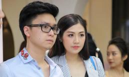 Sau khi tuyên bố kết hôn, Tú Anh và ông xã tương lai lần đầu công khai xuất hiện tình tứ giữa sự kiện