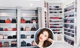 Choáng ngợp với tủ hàng hiệu đầy ắp có giá trị lên đến hàng tỉ đồng của Bảo Thy