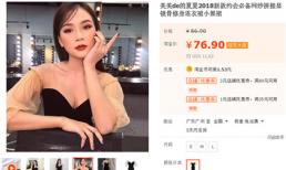 Thiết kế váy từng mê hoặc loạt mỹ nhân Việt đã bị nhái và bán nhan nhản trên web Trung Quốc
