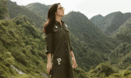 'Người đẹp không tuổi' Giáng My thả hồn giữa thiên nhiên hùng vĩ