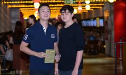 Lần đầu, MC Anh Tuấn đưa con trai lai Tây dự ra mắt phim 