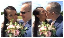 Lý Thanh Thảo diện áo dài trắng tinh khôi, hôn chồng Tây say đắm trong hôn lễ tại Hà Lan