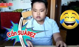 Con trai Xuân Bắc đòi sang Uruguay để... cắn Suarez 'trả thù' cho Ronaldo