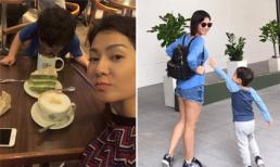 Thu Minh thừa nhận nhiều lúc stress vì chăm con, đôi khi nghĩ 'đẻ cái thằng này làm cái gì'