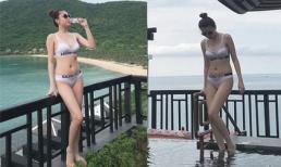 Sinh con hơn 2 tháng, Ngọc Duyên đã tự tin diện bikini khoe dáng nuột nà