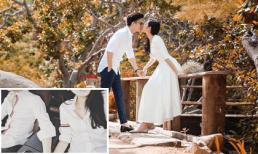 Dương Tú Anh diện đồ đôi, nắm tay hôn phu thiếu gia sau khi nhắn nhủ tới một người 'bớt sân si'