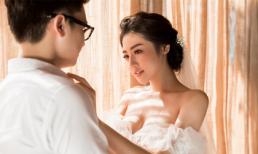 Trọn bộ ảnh cưới 'tình bể bình' của Á hậu Tú Anh và vị hôn phu