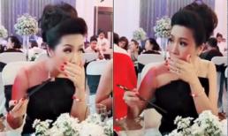 Sợ bị soi như Hari Won, Á hậu Trịnh Kim Chi ăn tiệc như đi ra mắt nhà chồng