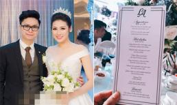 Lấy chồng thiếu gia, thực đơn trong đám cưới Á hậu Tú Anh có gì?