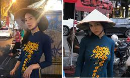 Tình cũ của T.O.P (Big Bang) khiến cư dân mạng Việt nổi giận khi mặc áo dài, phì phèo thuốc lá