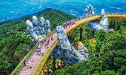 Bàn tay khổng lồ nâng đỡ cây cầu ở lưng chừng núi gây xôn xao cộng đồng mạng thế giới