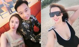 Chẳng hề thua kém 'hội chị em bạn dì', vợ MC Thành Trung cũng sở hữu body nóng bỏng đáng ngưỡng mộ 