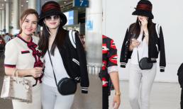 'Đệ nhất mỹ nhân chuyển giới' Thái Lan Nong Poy ăn mặc giản dị, một mình đến Việt Nam