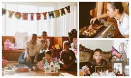 Vợ chồng Út Ráng 'Hương phù sa' tổ chức sinh nhật ấm áp cho hai con