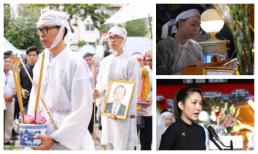 Vợ con khóc nức nở cùng đồng nghiệp đưa tiễn cố NSƯT Thanh Hoàng về đất mẹ