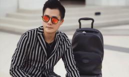 Quang Dũng bảnh bao tại sân bay sang Brunei nghĩ dưỡng