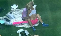 Justin Bieber bị bắt gặp ôm ấp vợ sắp cưới ở công viên với tư thế nhìn 'đỏ mặt' 