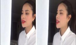 Hoa hậu Phạm Hương hát chay cực ngọt khi thể hiện 'hit' của Hương Tràm