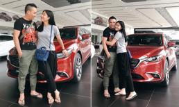 MC Hoàng Linh và bạn trai tậu xe mới gần 1 tỷ đồng