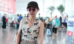 Châu Tấn bình thản lộ diện sau tin tức ly dị chồng theo người tình đồng tính 