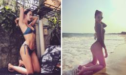 Quán quân Next Top Hương Ly ngày càng chăm diện bikini khoe vóc dáng nóng bỏng
