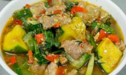 Cách nấu canh thịt heo bí ngô thơm ngon và giàu dinh dưỡng, chất hơn ăn tiệm