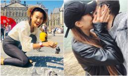 Huỳnh Anh 'khóa môi' bạn gái mới ở Đà Lạt,  tình cũ Hoàng Oanh cũng vi vu trời Tây với hội bạn thân