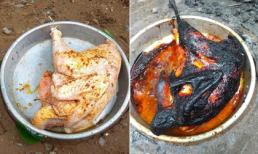 Về ra mắt nhà vợ tương lai, chàng trai trổ tài làm món 'gà nướng bóng đêm' khiến dân mạng phì cười