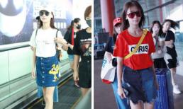 Mảnh khảnh giống Angelababy, 'Ngụy Anh Lạc' Ngô Cẩn Ngôn nghiện mix đồ đơn giản, tươi trẻ như thế này