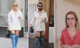 'Đua đòi' mặc quần tụt theo Jennifer Lopez, anh chồng nhận cái kết đắng ngay khi vợ nhìn thấy