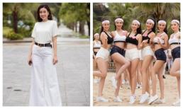 Đỗ Mỹ Linh diện trang phục giản dị chấm điểm 'Người đẹp thể thao' của dàn thí sinh Hoa hậu Việt Nam 2018