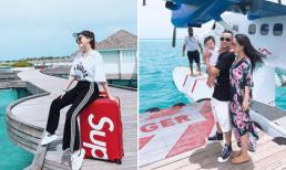 Bảo Thy cùng anh chị đi nghỉ dưỡng ở thiên đường Maldives