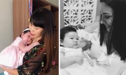 Hoa hậu Hoàn vũ Thế giới 2005 bị chê bế con gái Hà Anh vụng về, siêu mẫu nói gì?