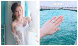 Khoe nhẫn kim cương khi đi du lịch ở Maldives, Bảo Thy khiến dân mạng xôn xao với nghi án vừa được cầu hôn