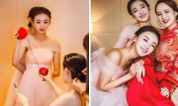 Ảnh 'Ngụy Anh Lạc' Ngô Cẩn Ngôn làm phù dâu xinh đẹp gây chú ý đặc biệt trên mạng 