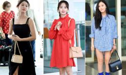Cùng ra sân bay, Kim So Hyun lăng xê đầm 'bánh bèo', Hyomin khoe chân triệt để