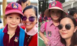 Loạt sao Việt nô nức đưa con đến trường ngày đầu năm học mới