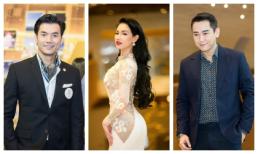 Quỳnh Chi diện đầm xuyên thấu, cùng lúc khoác tay 2 nam thần Hứa Vĩ Văn và Nhan Phúc Vinh