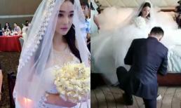 Chùm ảnh đẹp trong đám cưới Trương Hinh Dư và sĩ quan đặc công điển trai như nam thần