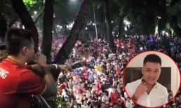 Fan vây kín nhà Tuấn Hưng sau trận đấu bán kết của Olympic Việt Nam vì điều này