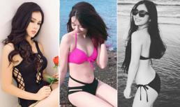 Đọ độ nóng bỏng của bạn gái các cầu thủ Olympic Việt Nam khi mặc áo tắm